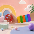 Sensorische Fidget Armbänder 6er Set – Silikon Slap Armbänder gegen Stress & Unruhe | Autismus & ADHS Spielzeug