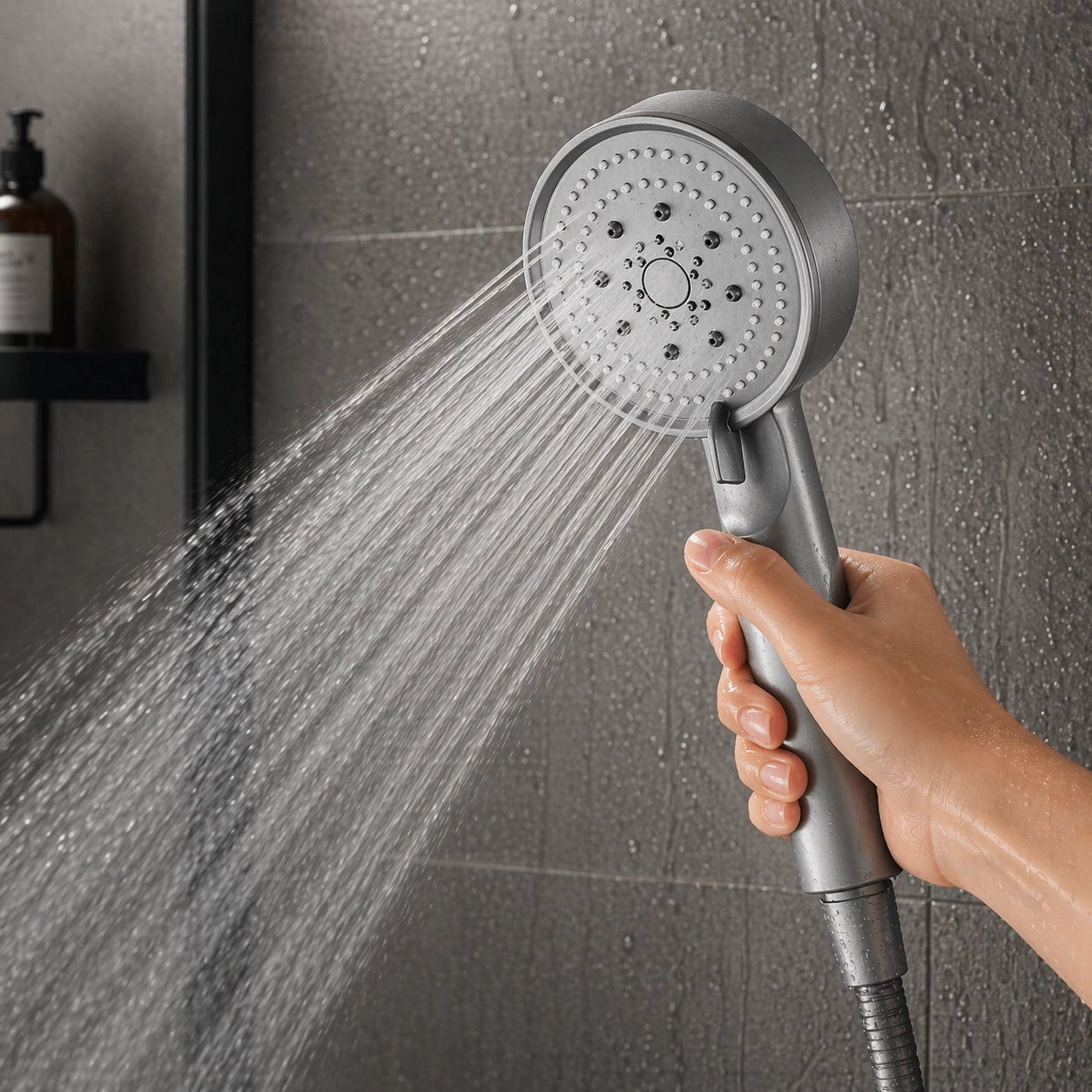 5-Modus Duschkopf Hochdruck – Wassersparend, Verstellbar & Massagedusche Universal