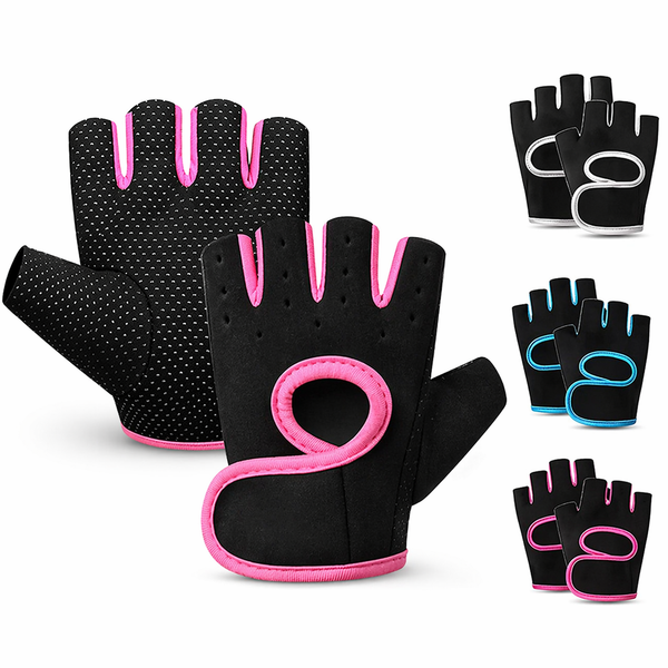 Sporthandschuhe Unisex – Rutschfest mit Silikon Grip für Fitness, Gewichtheben & Radfahren