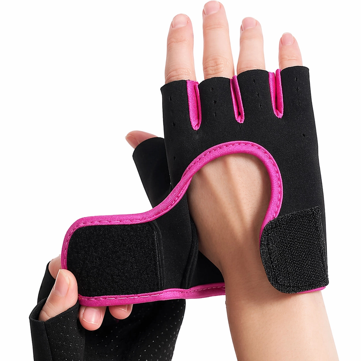 Sporthandschuhe Unisex – Rutschfest mit Silikon Grip für Fitness, Gewichtheben & Radfahren