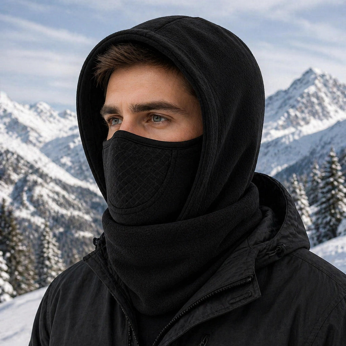 Sturmhaube Polar Fleece Unisex – Wasserdichte & Winddichte Gesichtsmaske | Thermo Balaclava für Ski, Fahrrad & Winter