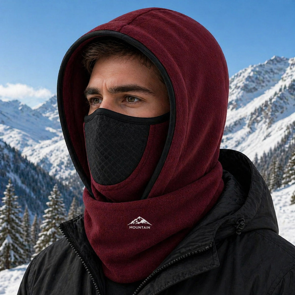 Sturmhaube Polar Fleece Unisex – Wasserdichte & Winddichte Gesichtsmaske | Thermo Balaclava für Ski, Fahrrad & Winter