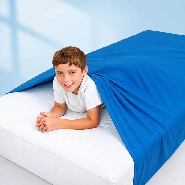 Sensorik Kompressionsdecke Kinder – Beruhigende Dehnbare Schlafdecke Alternative Gewichtsdecke