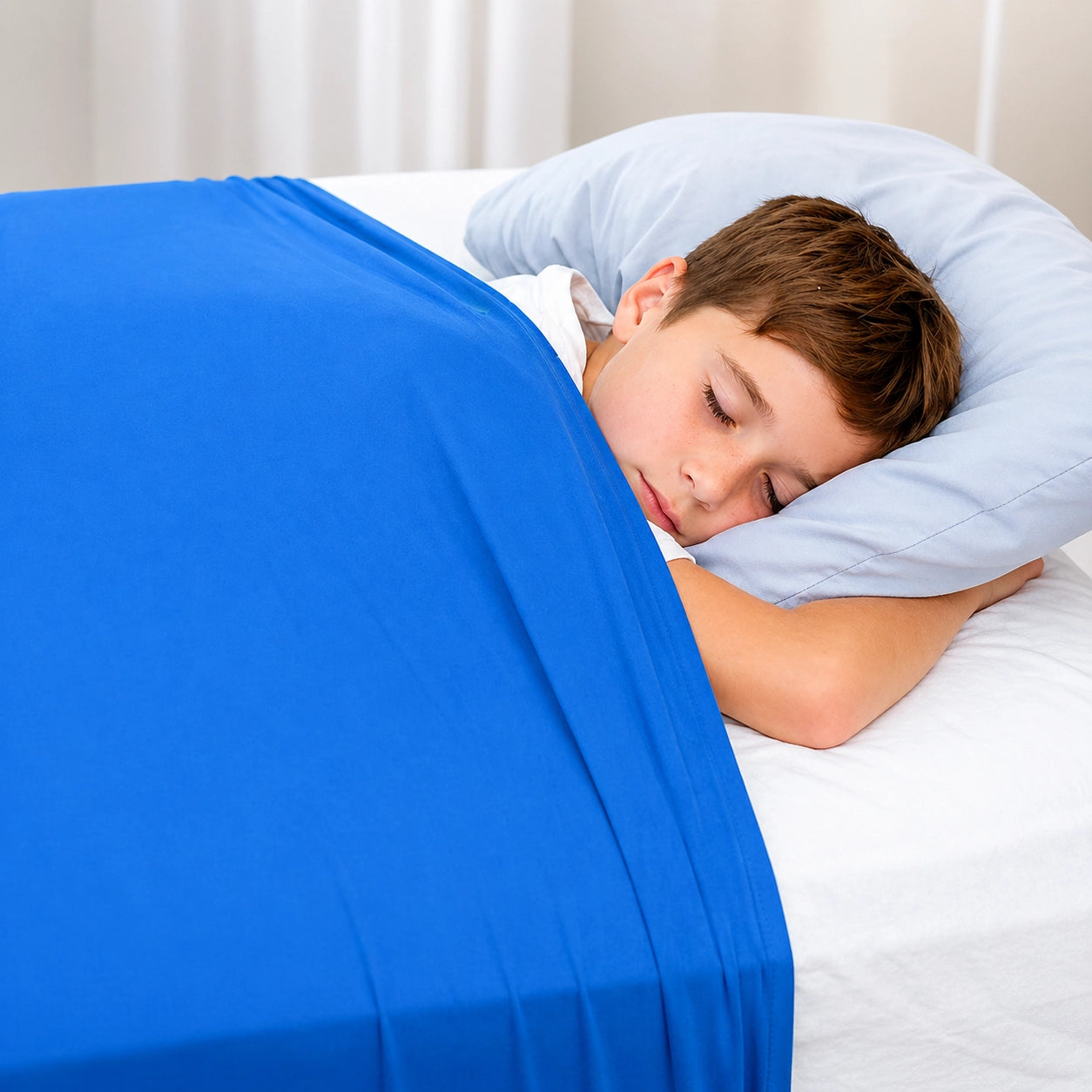 Sensorik Kompressionsdecke Kinder – Beruhigende Dehnbare Schlafdecke Alternative Gewichtsdecke