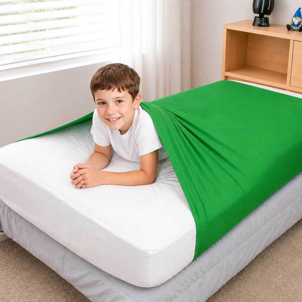 Sensorik Kompressionsdecke Kinder – Beruhigende Dehnbare Schlafdecke Alternative Gewichtsdecke