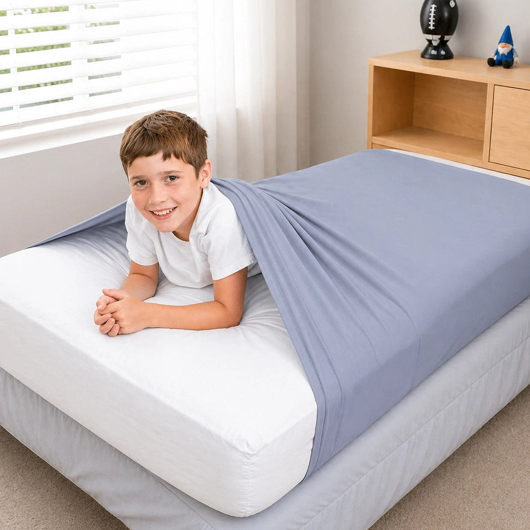 Sensorik Kompressionsdecke Kinder – Beruhigende Dehnbare Schlafdecke Alternative Gewichtsdecke