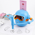 Zeichenroboter Kinder mit 100 Karten – Lernspielzeug Malroboter Vorschule & Kreativität