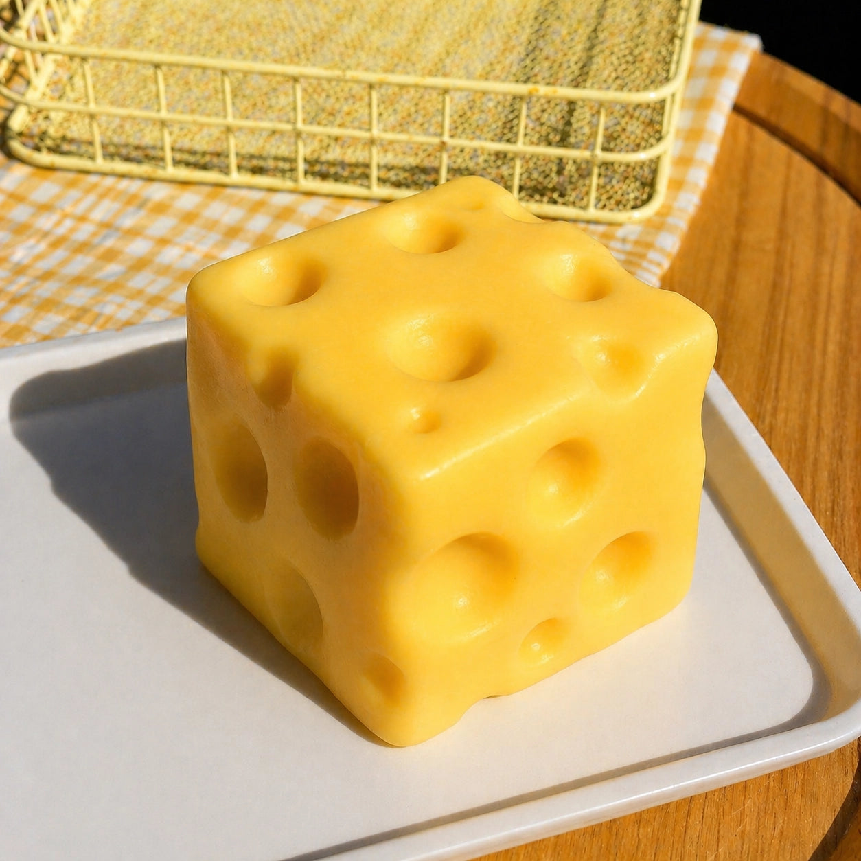 Käse Squishy Anti Stress Spielzeug – Langsam Rückfederndes Knautschspielzeug