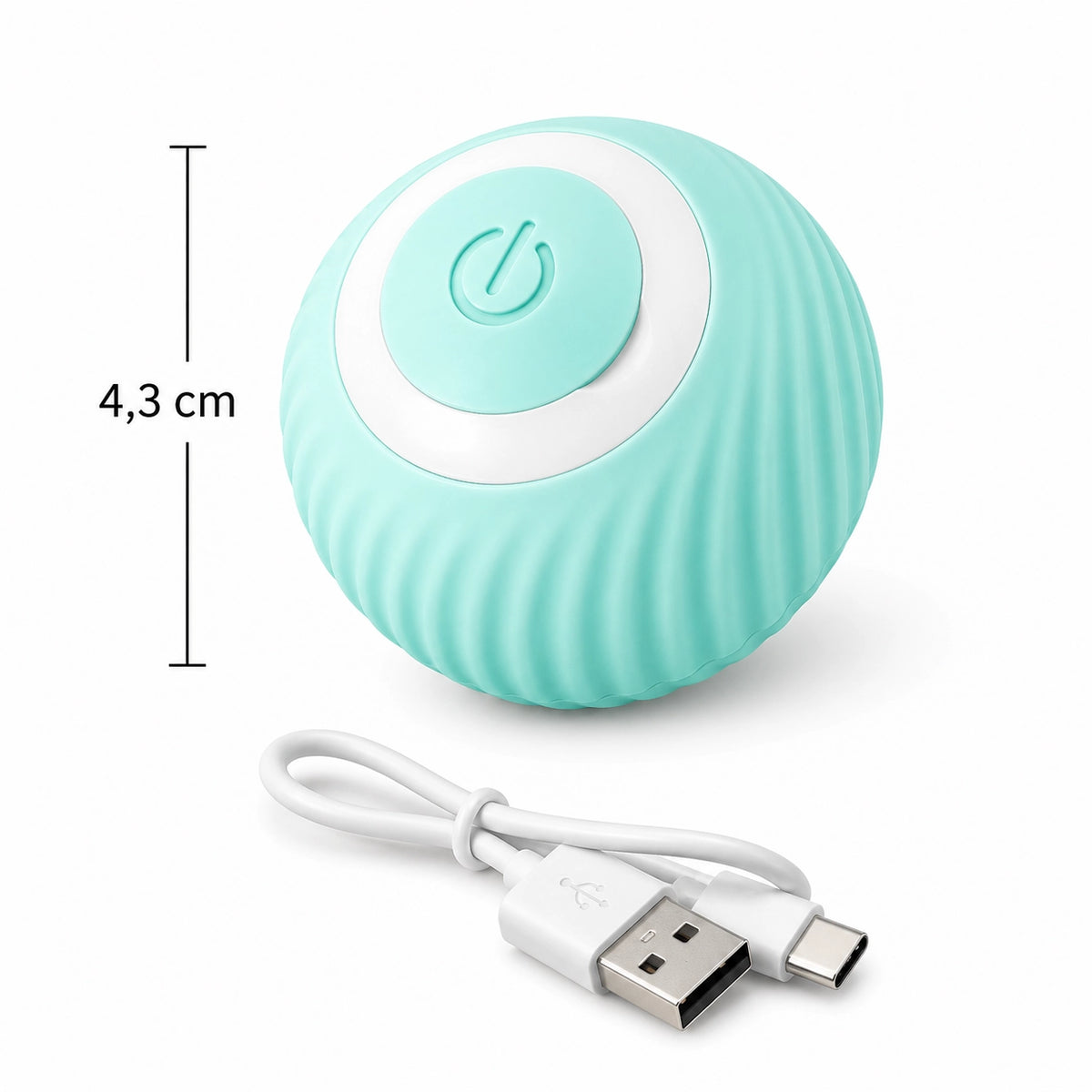 Intelligenter Haustier Ball – Automatisches interaktives Hund & Katzen Spielzeug USB