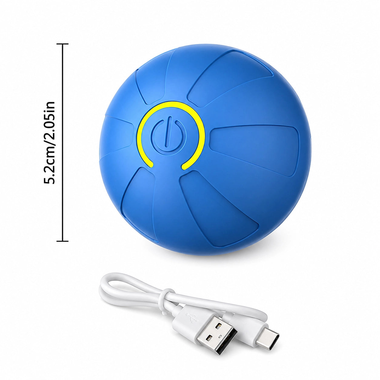 Intelligenter Haustier Ball – Automatisches interaktives Hund & Katzen Spielzeug USB