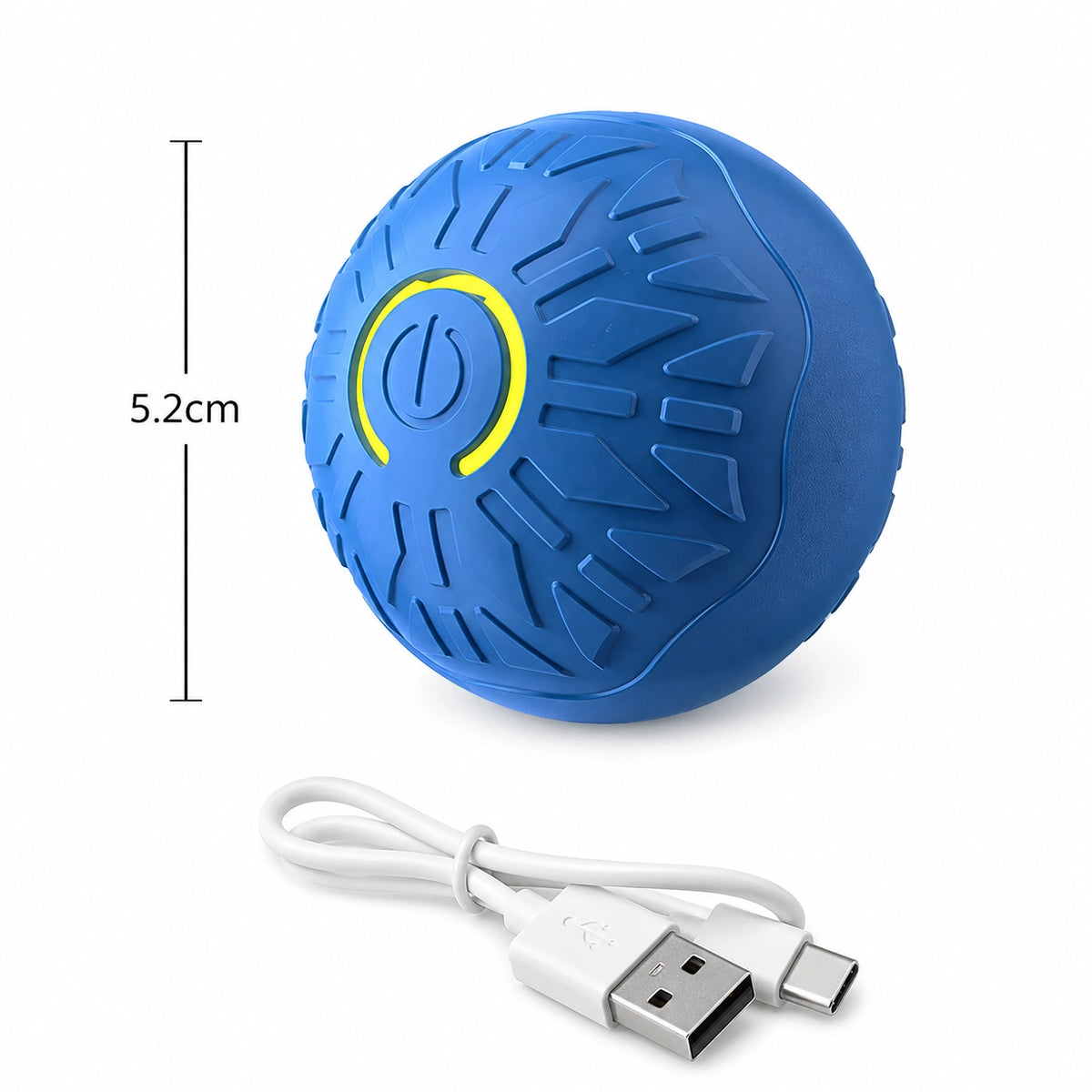 Intelligenter Haustier Ball – Automatisches interaktives Hund & Katzen Spielzeug USB