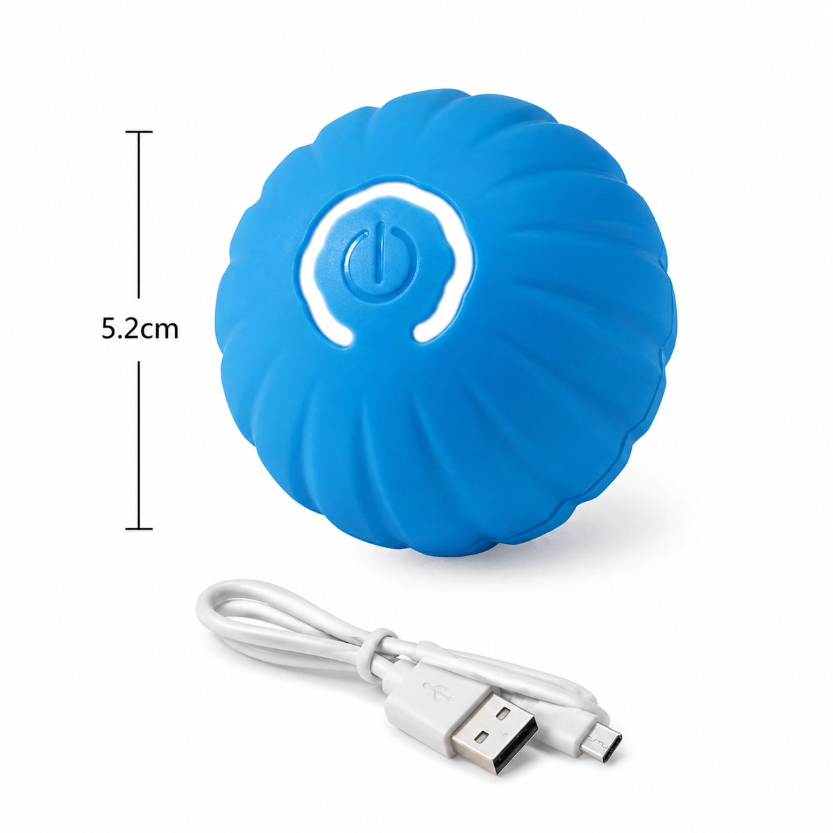 Intelligenter Haustier Ball – Automatisches interaktives Hund & Katzen Spielzeug USB