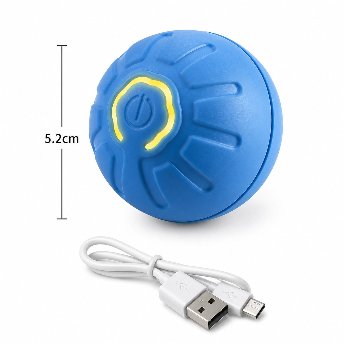 Intelligenter Haustier Ball – Automatisches interaktives Hund & Katzen Spielzeug USB