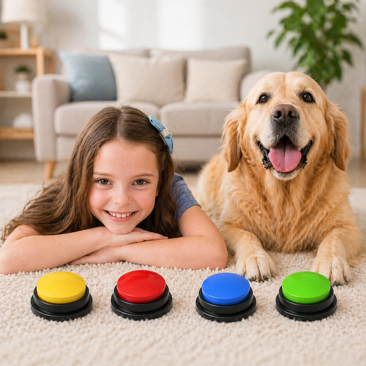 Haustier Sprachbutton – Aufnahme Taste für Hunde Training & Kommunikation