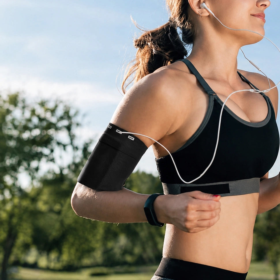 Sport Handy Armband – Lauf-Telefonhalter mit Reißverschluss & großem Stauraum | Fitness, Joggen & Outdoor