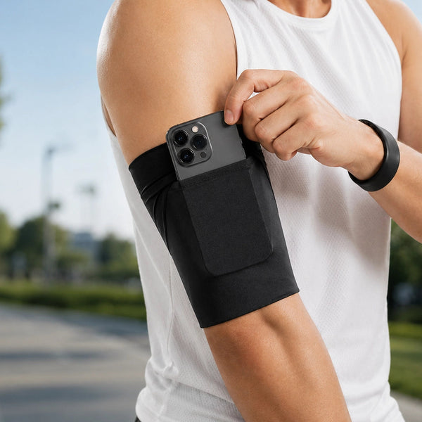 Sport Handy Armband – Lauf-Telefonhalter mit Reißverschluss & großem Stauraum | Fitness, Joggen & Outdoor