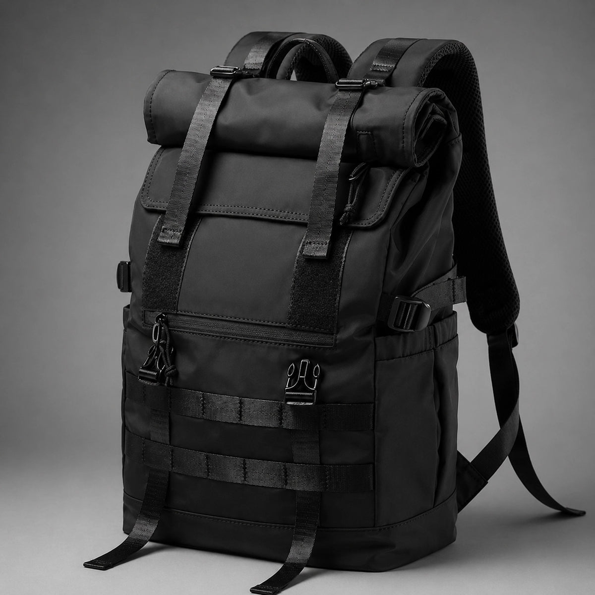 Herren Laptop Rucksack groß – Moderner Schul- & Reiserucksack aus Oxford Stoff | 20-35L Business & Freizeit