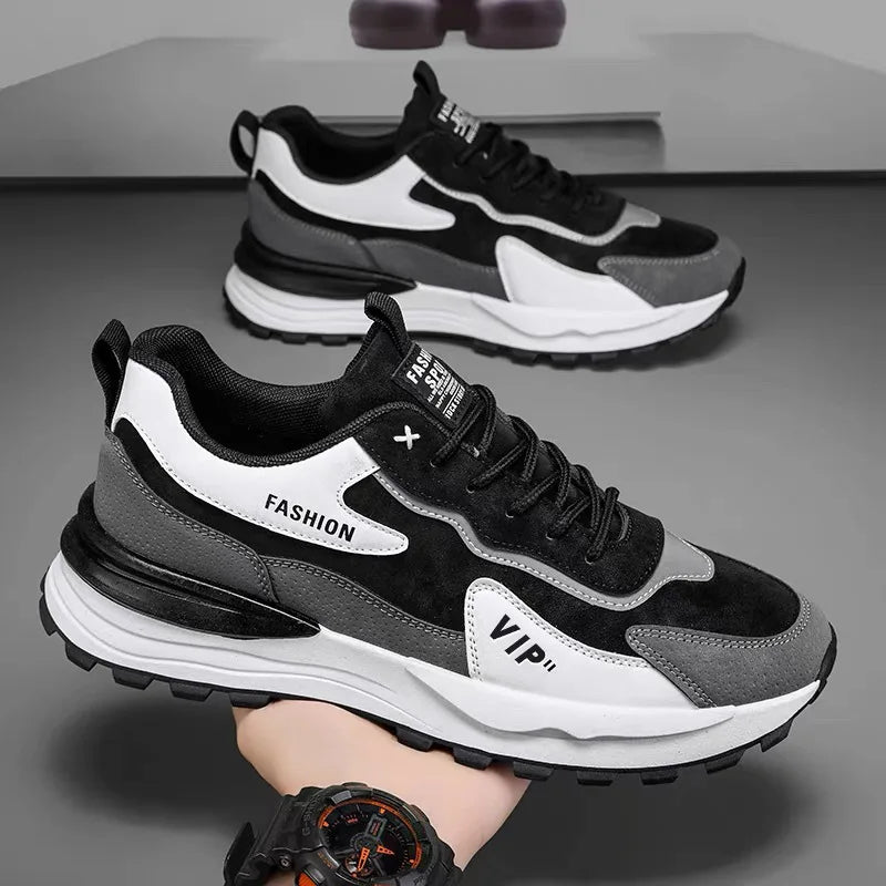 Herren Sneaker Sommer – Atmungsaktive Running & Freizeit Schuhe mit dicker Sohle | Leicht, Rutschfest & Wasserdicht