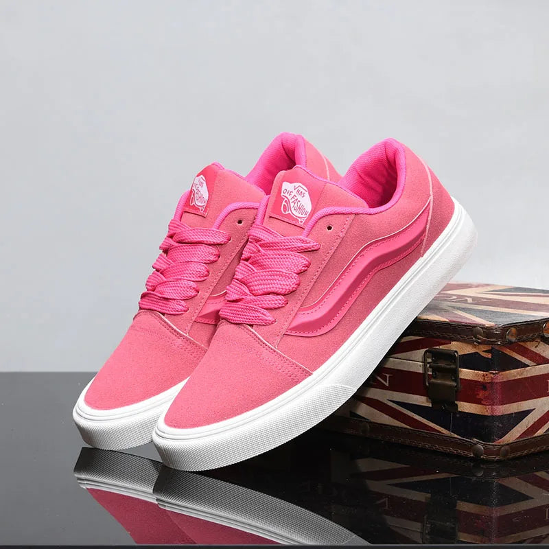 Retro Sneaker Unisex – Atmungsaktive Casual Schuhe für Frühling | Stylische Schnürschuhe Damen & Herren
