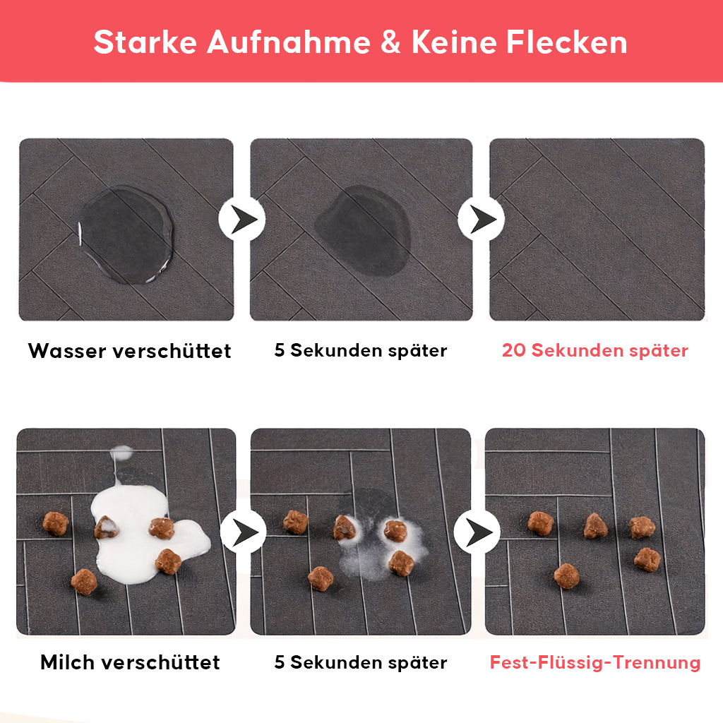 Wasserdichte Futtermatte für Hunde & Katzen