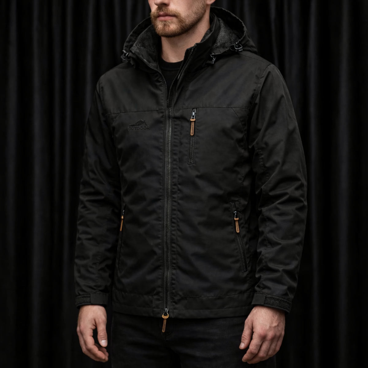 Herren Outdoor Windjacke wasserdicht & winddicht für Winter