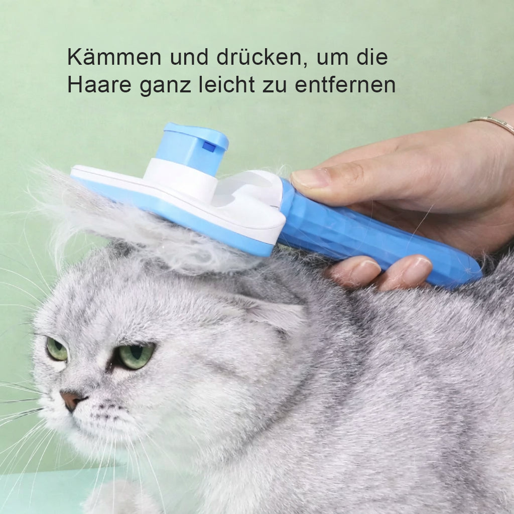 Selbstreinigende Fellbürste für Hunde und Katzen