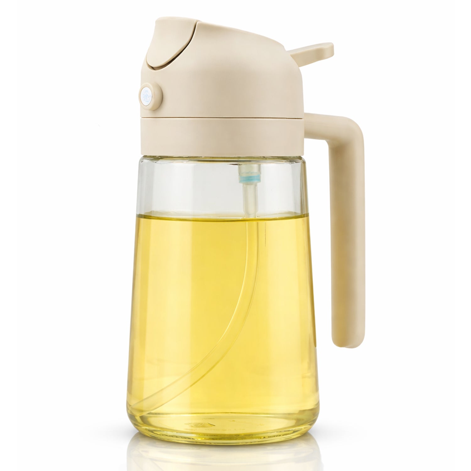 2 in 1 Ölsprüher und Ölspender aus Glas 500 ml