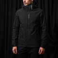 Herren Regenjacke wasserdicht mit Kapuze für Outdoor und Wandern