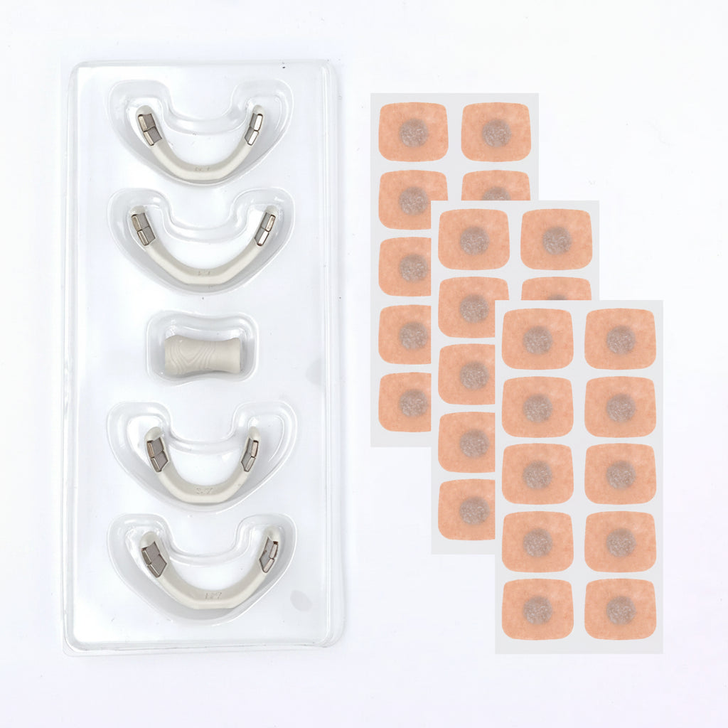 Magnetischer Anti Schnarchen – Nasenclip Set für bessere Atmung & Schlaf