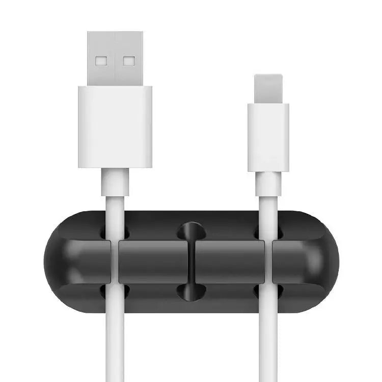 Selbstklebende Kabelhalter Clips – Silikon Kabelmanagement für Schreibtisch & Ladekabel | USB, Kopfhörer & Netzkabel Organizer