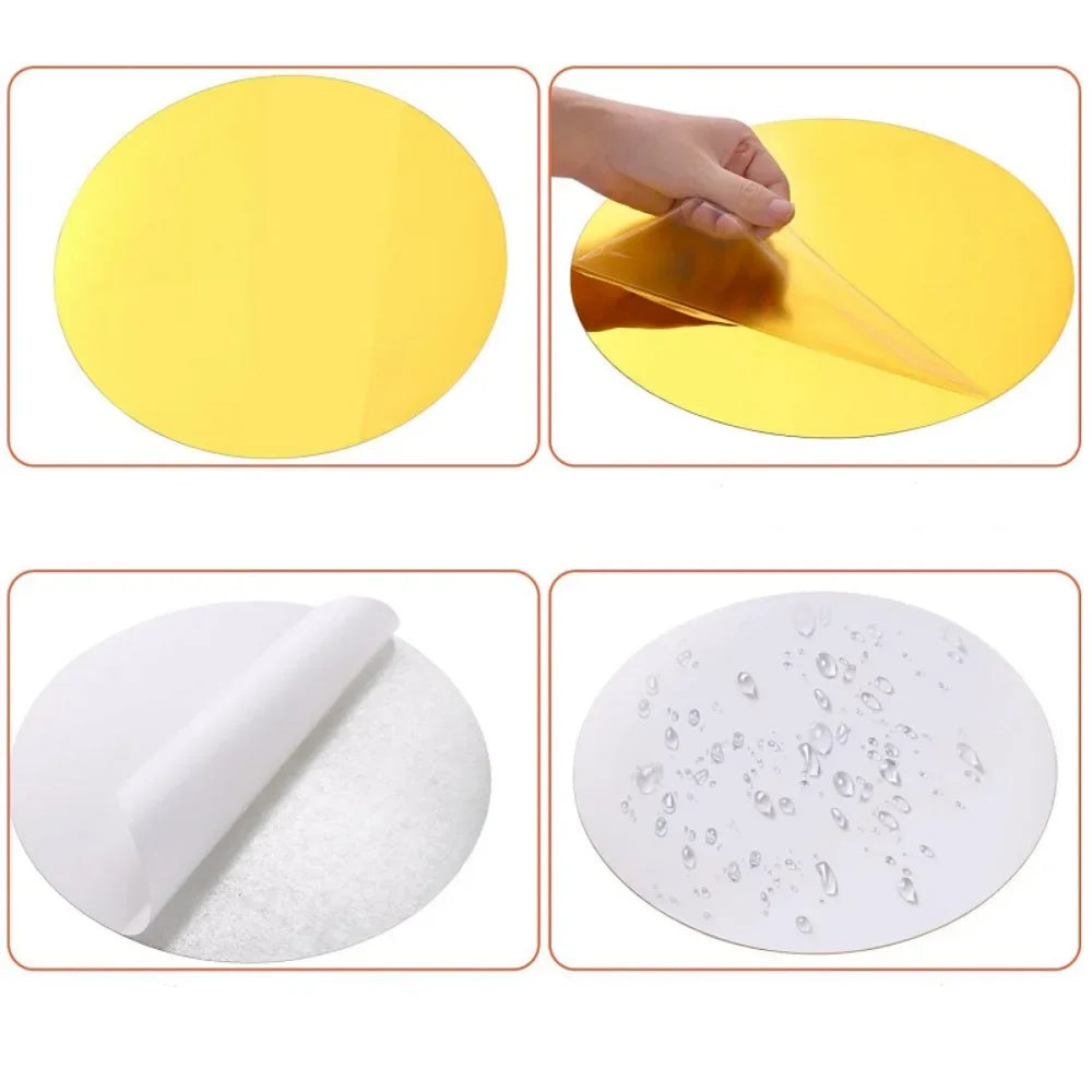 Runde Acrylspiegel 20 cm – Spiegeltablett für Tischdeko, Hochzeit & Kerzen (Set 2–6 Stück)