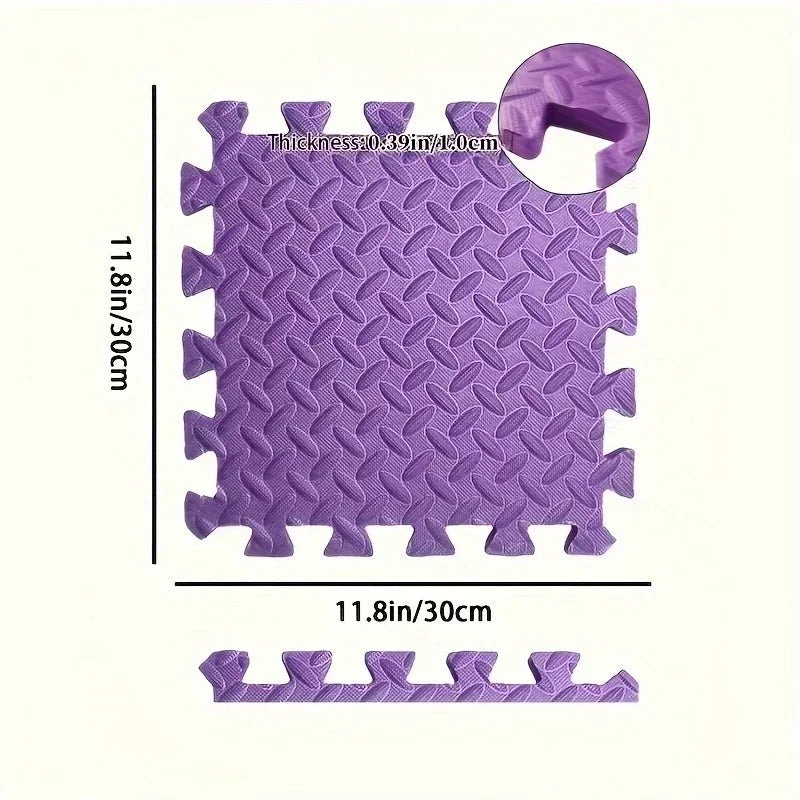 EVA Puzzlematte 30x30 cm – Rutschfeste Spielmatte für Baby & Kinder Krabbelteppich