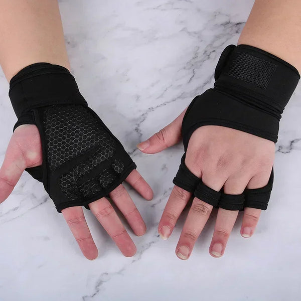Fitness Handschuhe mit Handgelenkstütze – Rutschfeste Workout & Gewichtheber Handschuhe | Gym & Bodybuilding Unisex