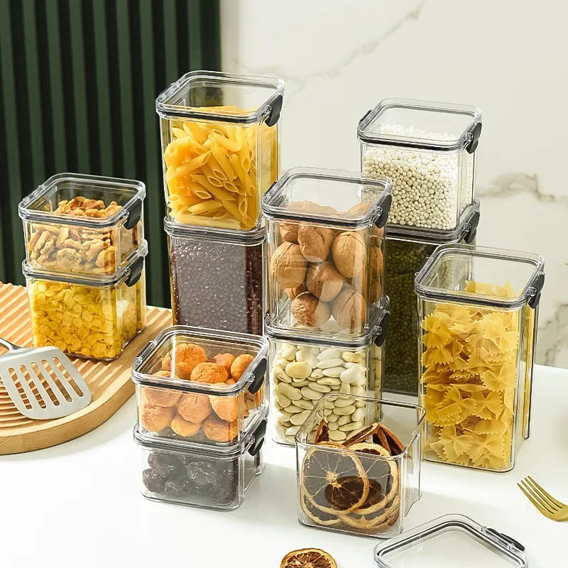 Luftdichter Aufbewahrungsbehälter – Küchenbox für Snacks, Getreide & Trockenwaren