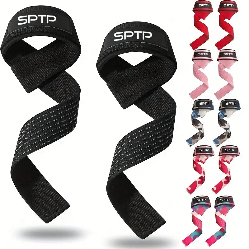 Gewichthebergurte mit Handgelenkschutz – Rutschfeste Lifting Straps für Fitness & Deadlift