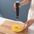 Elektrischer Milchaufschäumer USB – Handmixer mit 3 Stufen & Aufsätzen