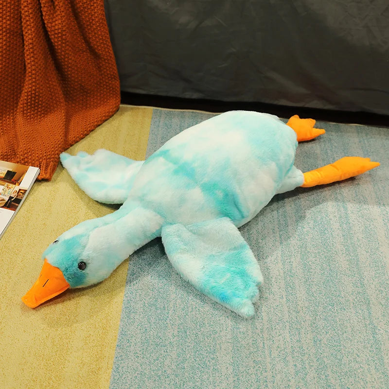 Plüsch Ente XXL 50–190cm – Riesiges Kuscheltier Schlafkissen Weich & Flauschig