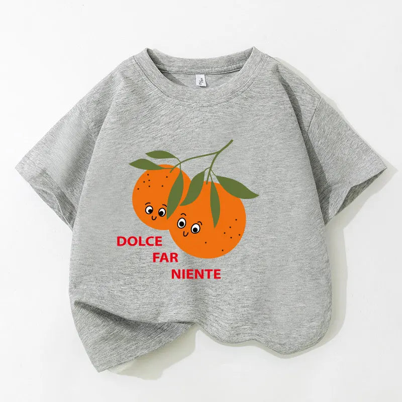 Kinder T-Shirt Mädchen Sommer – Baumwolle Kurzarm Shirt Teenager Schul Oberteil