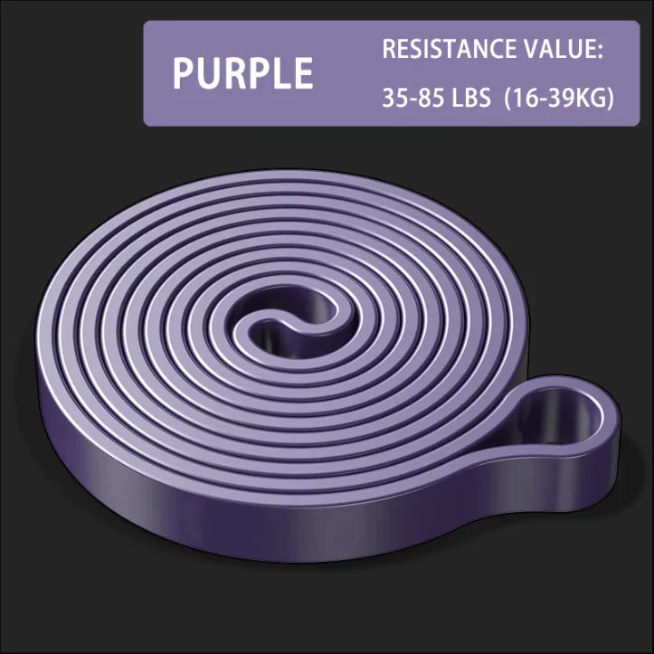 Fitness Widerstandsband Latex – Yoga & Krafttraining Resistance Band mit verschiedenen Stärken | Muskelaufbau & Bodyforming