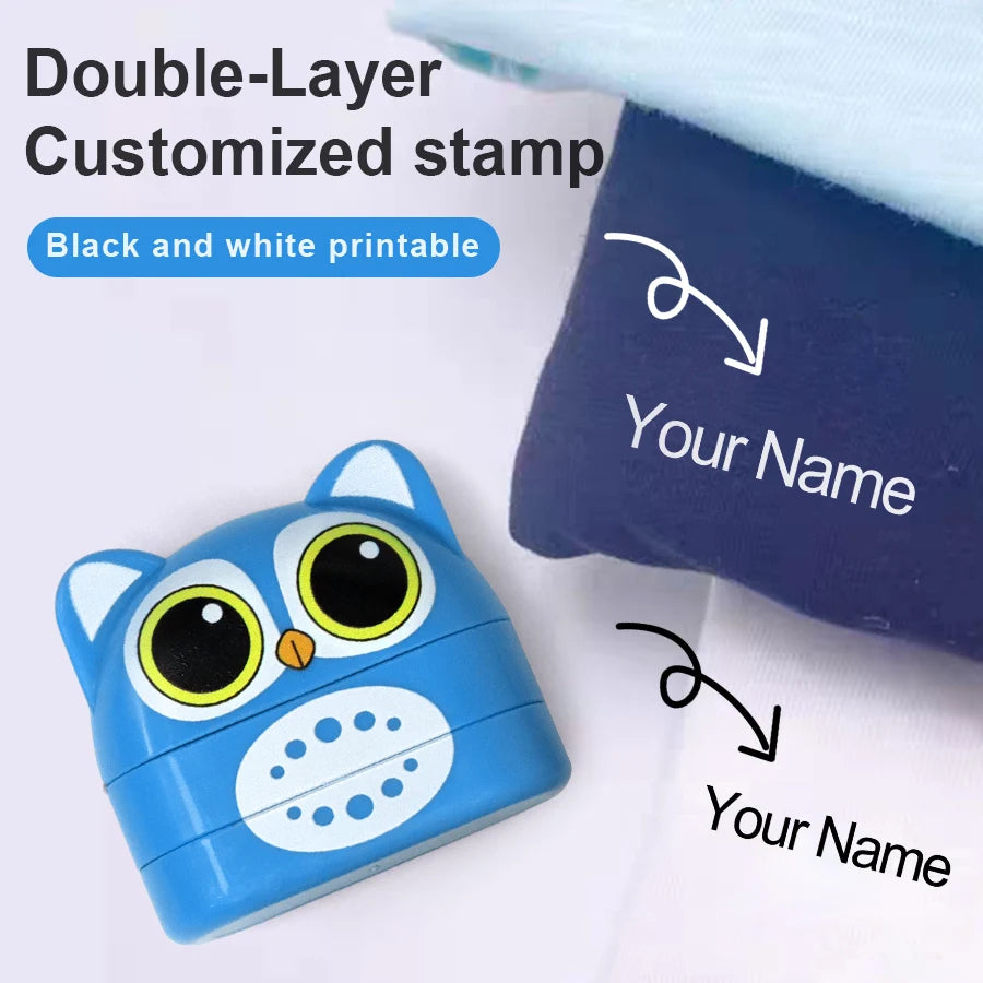 Personalisierter Namensstempel für Kleidung – Wasserdicht & Waschfest Textilstempel