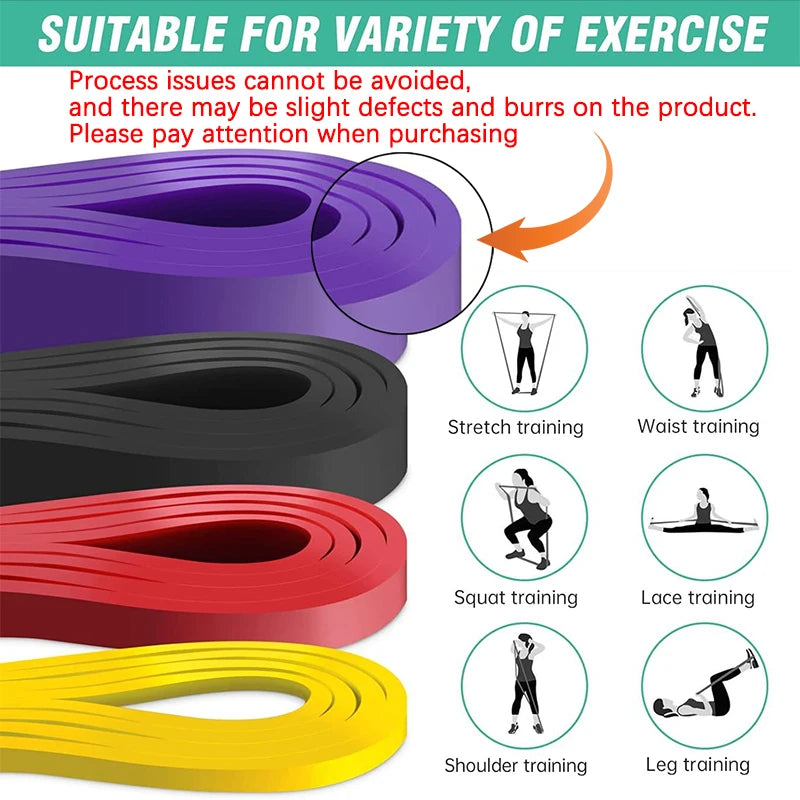 Fitness Widerstandsband Latex – Yoga & Krafttraining Resistance Band mit verschiedenen Stärken | Muskelaufbau & Bodyforming