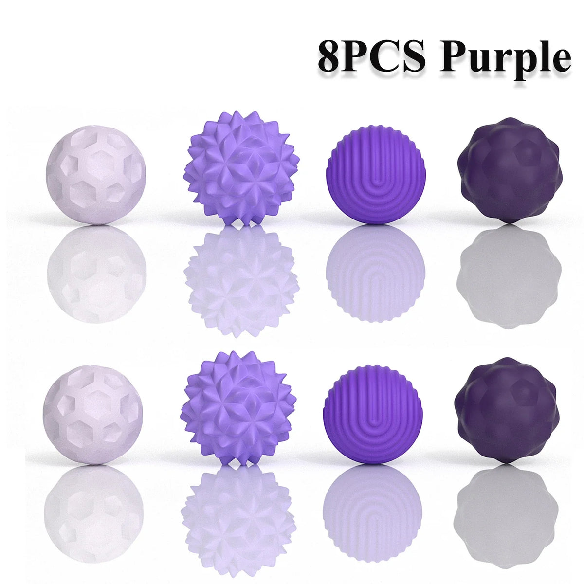 Magnetische Fidget Bälle Set (2–8 Stk.) – Silikon Anti Stress Zappelspielzeug