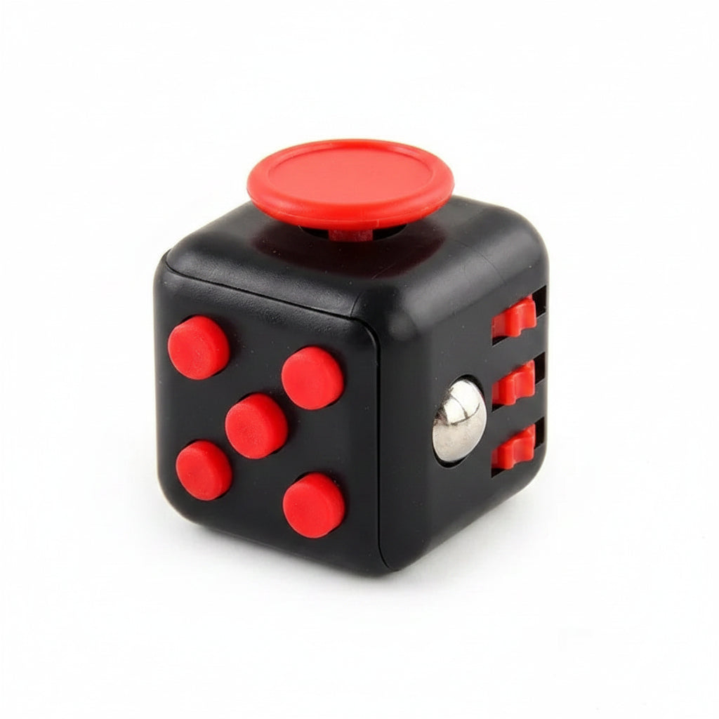 Fidget Würfel Antistress – Infinity Stress Spielzeug mit Klick & Magnet für Erwachsene