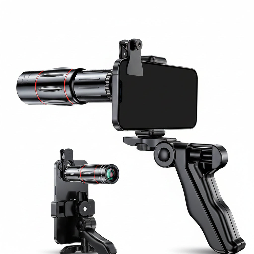 Handy Teleobjektiv 18x 28x 36x – Clip-On Zoom Linse Smartphone Teleskop