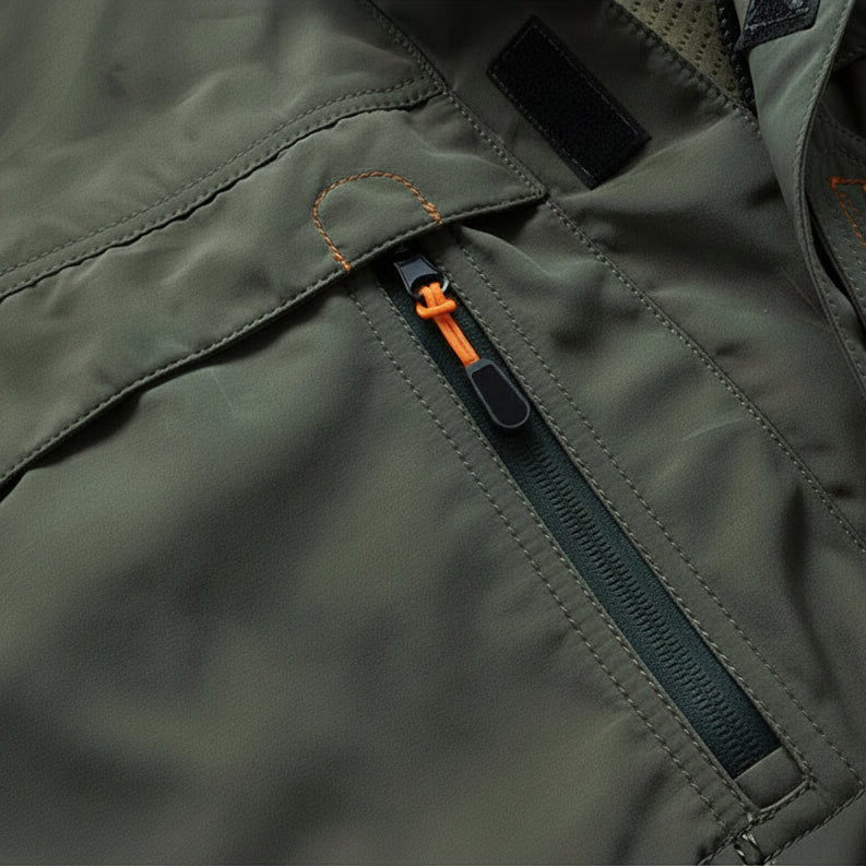 Herren Outdoor Jacke Leicht – Winddichte Kapuzenjacke Business Casual | Schnelltrocknend für Frühling & Herbst