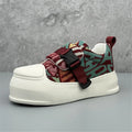 Designer Herren Sneaker Plateau – Modische Freizeit Schuhe mit Stickerei & Height Increase | Bequem & Stylisch