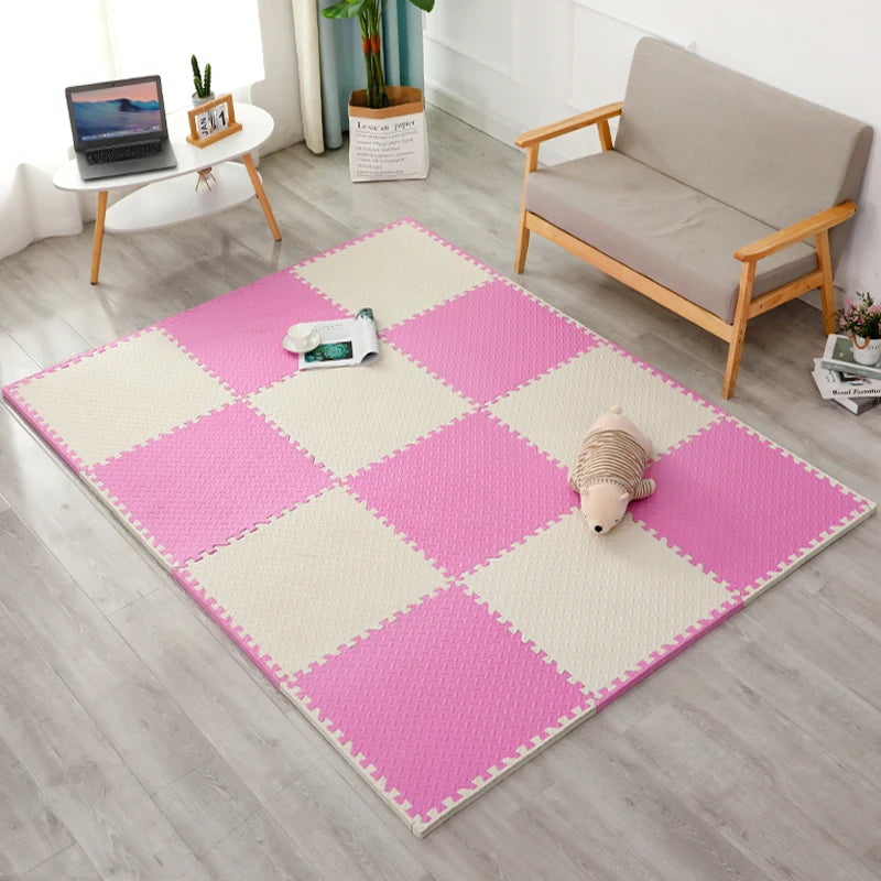 EVA Puzzlematte 30x30 cm – Rutschfeste Spielmatte für Baby & Kinder Krabbelteppich