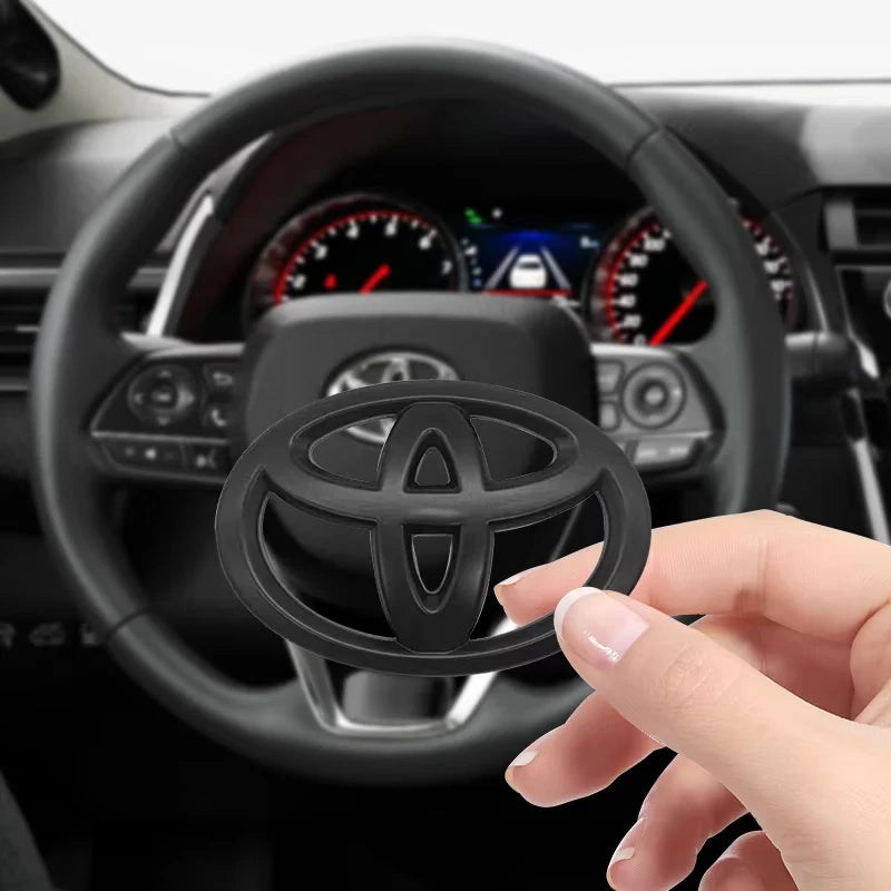 Toyota Lenkrad Emblem 3D ABS – Aufkleber für Hilux, Prius, Corolla, Camry & mehr