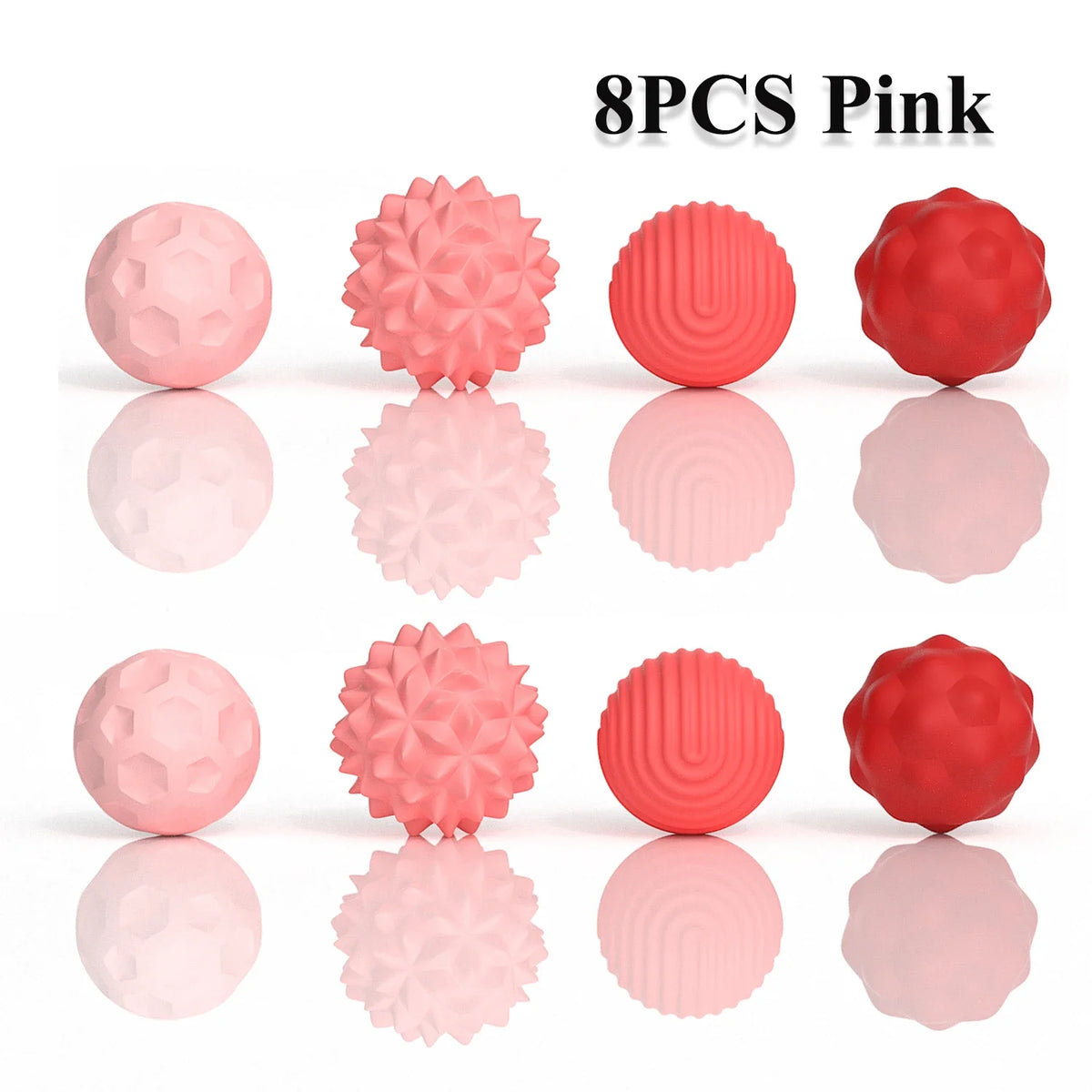 Magnetische Fidget Bälle Set (2–8 Stk.) – Silikon Anti Stress Zappelspielzeug