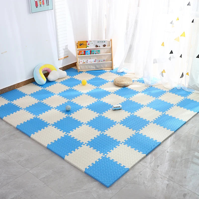 EVA Puzzlematte 30x30 cm – Rutschfeste Spielmatte für Baby & Kinder Krabbelteppich